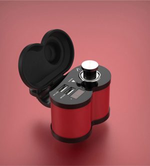 3.0 Super Fast Charging Motorcycle Multi-function Car Charger With Cigarette Lighter