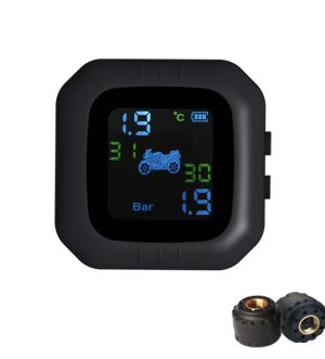 Locomotive tire pressure detector